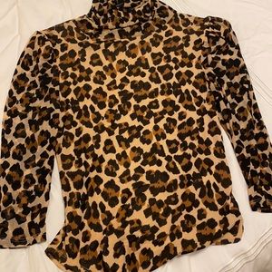 Free People cheetah top